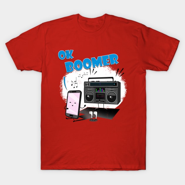 Ok Boomer T-Shirt by hoogiesart